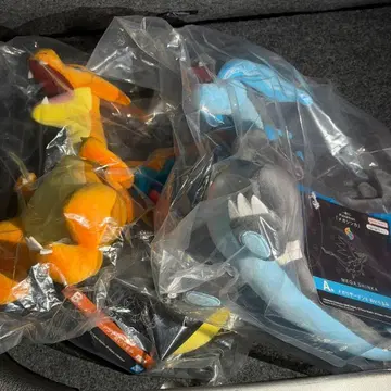 메가 리자몽 X Y 봉제 인형 세트