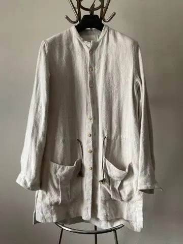 blackbird 린넨 롱 셔츠