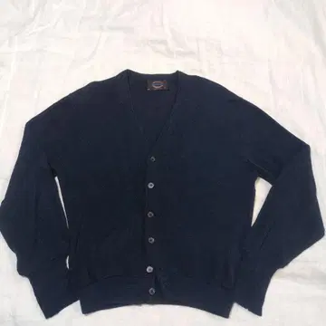 Jantzen 네이비 가디건 Made in USA