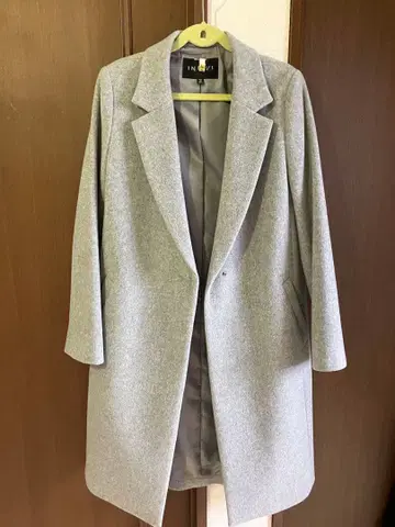 INDIVI 그레이 체스터 코트 S 05 사이즈