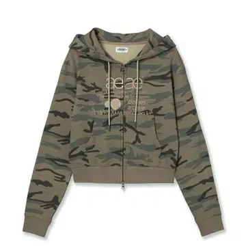 aeae 카모플라쥬 풀 집업 후드티