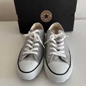 새상품급 컨버스 올스타 G-SILVER 여성용 24.5cm