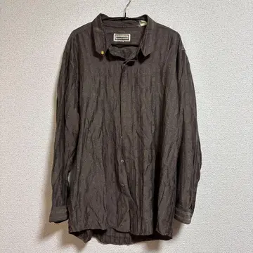 Romanelli 브라운 스트라이프 긴팔 셔츠