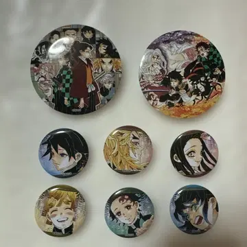 귀멸의 칼날 캔뱃지 세트