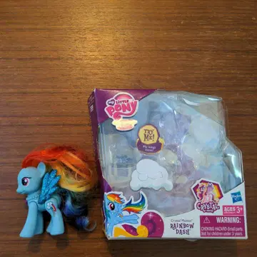 My Little Pony 크리스탈 미니어처 레인보우 돌진