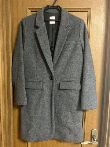 테치치 그레이 체스터 코트