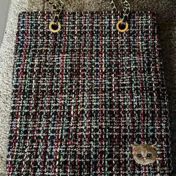 폴앤조 트위드 토트백