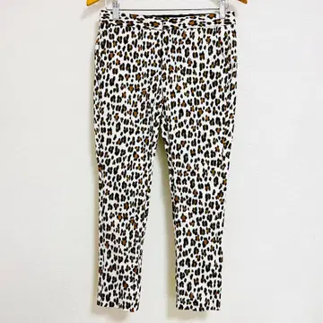 드로어 drawer 레오파드 팬츠 테이퍼드 레오파드 애니멀 무늬