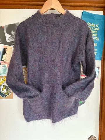 JEANNE PIERRE 퍼플 스웨터 S