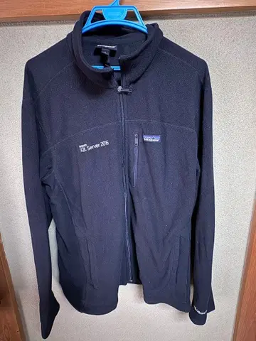 Patagonia 풀 지퍼 자켓 L 블랙 Microsoft