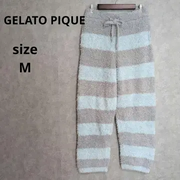 GELATO PIQUE 옴 모코모코 롱 팬츠 보더 룸웨어