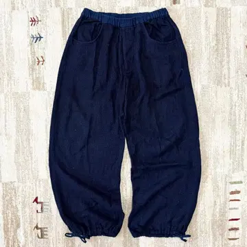 BLUE BLUE 블루블루 인디고 노라기 팬츠 M