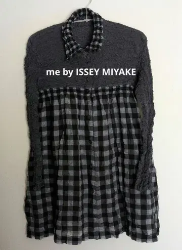 체크 무늬 긴팔 셔츠