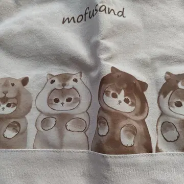 mofusand 햄스터 인형옷 토트백