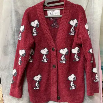 젤라또피케 스누피 가디건 레드