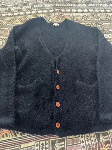 PAUL SMITH 런던 샤기 모헤어 타입 니트 가디건