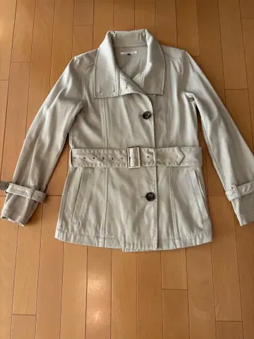 RESTIR 벨트 트렌치코트 38