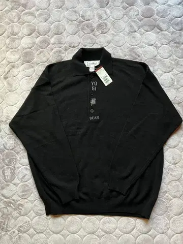 미사용 JC de CASTELBAJAC 니트 이탈리아제 요기 베어 콜라보