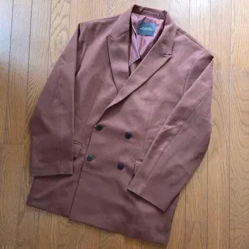 나노 유니버스 자켓 테일러드 자켓 더블 브라운