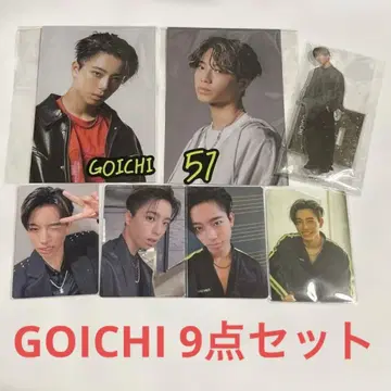 라스피 GOICHI 고이치 9종 세트 포토 카드 아크릴 스탠드 스티커