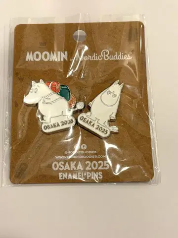무민 만박 한정판 핀 배지 미사용품 EXPO 2025