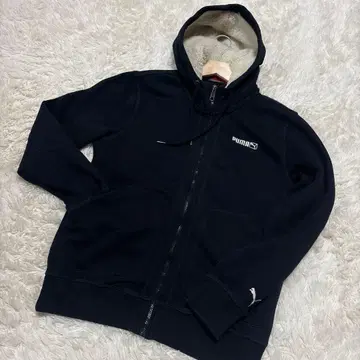 겨울 상품 특별 세일 PUMA 보아 속기모 후드티 후드 부착 M