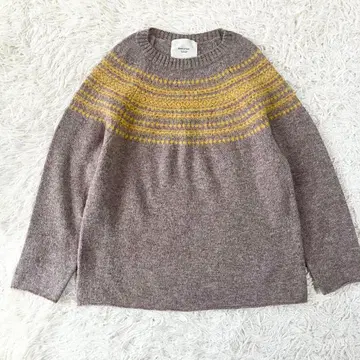 Seed+Soil 시드 앤드 소일 니트 일본제 노르딕 울