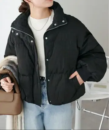 디스코트 충전솜 숏 블루종 블랙