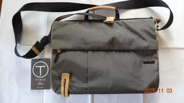 T-TECH 올리브 그린 숄더백