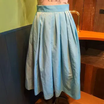 Mystrada 스카이블루 플레어 스커트 36