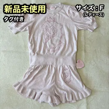 [ 새상품 ] 젤라피케 마리오 피치 공주 풀오버 & 숏팬츠 세트