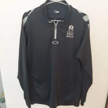 OAKLEY 블랙 XL 지퍼 셔츠