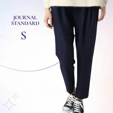 저널 스탠다드 / 이탈리아 원단 테이퍼드 팬츠 블랙