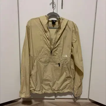 THE NORTH FACE 후드 부착 아노락 자켓 L 베이지