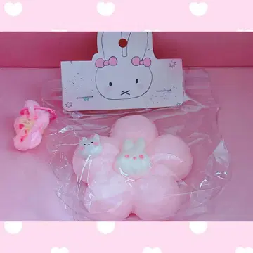 토끼 도넛 핑크 쪼물쪼물 스퀴즈 kikisquishy