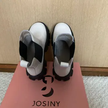 JOSINY 화이트 사이드 고어 부츠