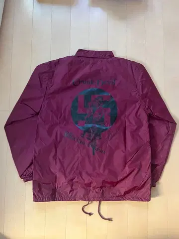 CRUNK DEVIL 크랭크데빌 버건디 나일론 자켓 L