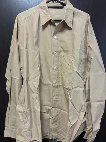 AURALEE WASHED FINX BIG TWILL SHIRT