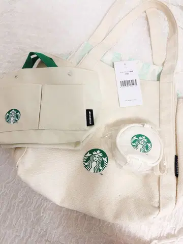 미사용 새상품 스타벅스 백 세트