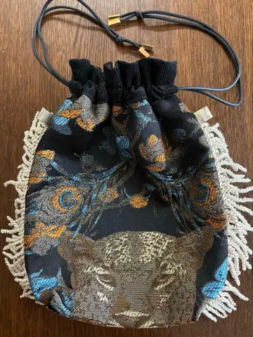 키미에 빈티지 chimie 복조리 백, 프랑스 텍스타일