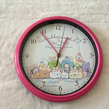 스미코구라시 캐릭터 시계 핑크 상자 없음