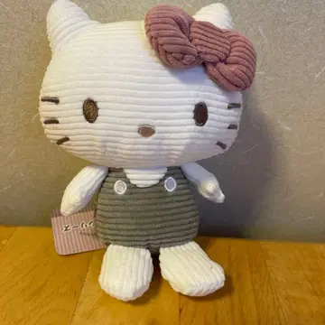SALE 산리오 헬로키티 코듀로이 시리즈 앉은 봉제 인형