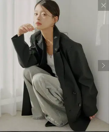 Chico 블랙 테일러드 자켓