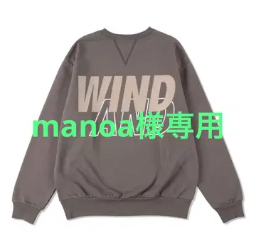 [ 새상품급 ] WIND AND SEA 크루넥 스웨트셔츠 ( L )