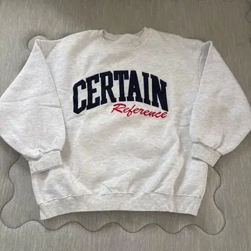 CERTAIN Reference 그레이 맨투맨