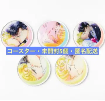 [ 미개봉 5개 ] 세일러문 카페 트레이딩 아크릴 코스터 랜덤