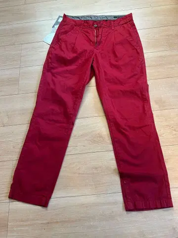Johnbull 치노 팬츠 S 사이즈 레드