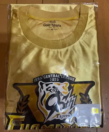 정가 이하 완판템 한신 백화점 한정판 90개 세 우승 기념 골드 티셔츠