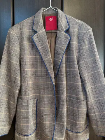 led.tokyo CHECK TAILORED JACKET