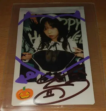 아오야마 히카루 친필 사인 폴라로이드 1